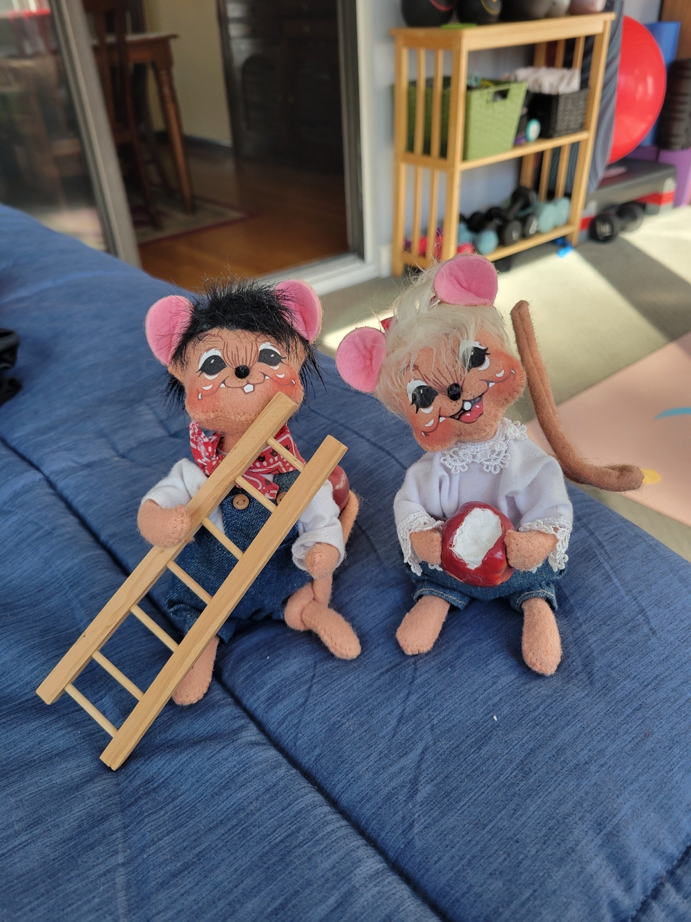 Pair of Annalee Dolls